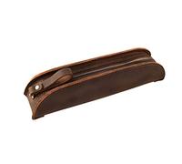 Tofficu elegant custodia matite scrittoio uffizi retrò retro au college business schiena the office Durevole broun matitoni università le aziende epilskin cute astucci penna Stazionario