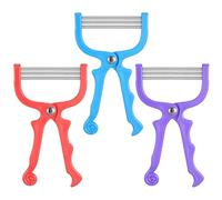 Tofficu Epilatore Portatile per Viso 3 Pezzi Molle Elastiche Indolore, Rasoi per Peli del Viso Primaverili, Strumento la Depilazione di Fronte, Guance e Labbro Superiore, Pelle Liscia