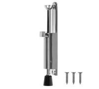 Tofficu Fermaporta Telescopico in Lega di Zinco con Supporto a Molla Kickdown, Cavalletto Fermaporta Easy Step per Porte, Adatto a Pavimenti Vinile, Legno, Cemento e Moquette, Uso Ufficio