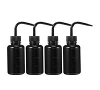 Tofficu Flaconi per Lavaggio Tatuaggi e Ciglia 150 Ml Set 4 Pezzi Tappo a Pressione Bottiglie Comprimibili per Irrigazione e Ricarica Liquidi Portatili per Uso Professionale e Domestico