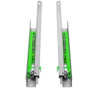 Tofficu Guide per Cassetti Montaggio Inferiore Silenziose, Binari Scorrevoli in Acciaio Resistenti All’ossidazione, Set da 1 Paio per Cassetti Estraibili Domestici Cuscinetti Lisci