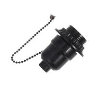 Tofficu Interruttore a Filo Nero Kit Riparazione Lampade Per Lampade Da Tavolo Portalampada Adattatore Luce Solo Base Della Lampada Presa Universale Bachelite Black