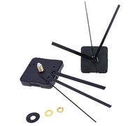 Tofficu Kit meccanismo orologio al quarzo silenzioso, parte fai da te, meccanismo di ricambio per orologio da parete, kit di meccanismi per orologi a batteria, albero lungo da parete, parti di