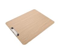 Tofficu Lavagna per Schizzi con Clip in Legno Verticale per Studenti | Formato A3, Struttura in Acciaio Inossidabile, Uso All’aperto e Aula, Finitura Beige