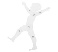 Tofficu Manichino per Flessibile con Snodati Modello Realistico per Studenti Darte Studio Anatomia e Pratica Schizzi Portatile e Resistente