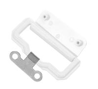 Tofficu Maniglia a Rullo in Plastica con Gancio e Viti per Tende da Congelatore, Accessori per Armadi Frigoriferi, Morsetto per Binario Inferiore, per Uso Supermercato e Conservazione