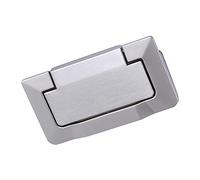 Tofficu Maniglia Incassata per Armadio Design Moderno e Resistente alla Corrosione Sostituzione Facile per Porte Interne e Mobili Finitura Durevole e