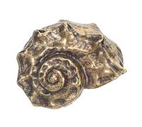 Tofficu Maniglia per Porta Vintage in Ottone a Forma di Ammonite, Resistente All'usura di Facile Installazione, per Camere da Letto e Ambienti Interni Marrone
