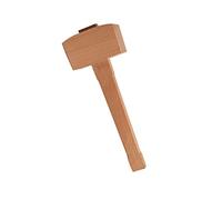 Tofficu Martello da Falegname in Faggio per Lavori Falegnameria e Ergonomico per Intaglio e Lavorazione Cuoio DIY Strumento Resistente e Naturale per