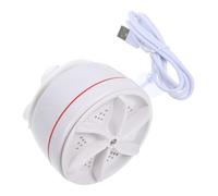 Tofficu Mini Lavatrice Viaggio Leggero Minuscolo Cavitazione Macchina Piccola Lavatrice Idropulitrice Portatile a Turbina Lavatrice Pieghevole Piccolo Compatto Lavaggio Pp Bianca