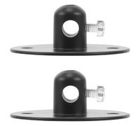 Tofficu Morsetti per Cavi Lampade a Sospensione 2 Pezzi, Clip Antistrappo Filettate in Plastica Nera, Accessori per Fissaggio e Stabilità Impianti Illuminazione per Casa e Ufficio