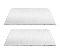 Tofficu Morsetto Divisorio per Scrivania in Plastica Regolabile, Clip Supporto Pannello Privacy da Ufficio, Set 2 Pezzi per Partizioni e Separatori Tavolo Lavoro