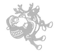 Tofficu Natale Morire Modello di Natale Il Mestiere di Natale Muore Fustelle Natalizie Fai da Te Cartolina di Natale Che Fa Stencil Taglio Muore Stencil Acciaio al Carbonio Silver