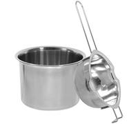 Tofficu Pentola a Bagnomaria in Acciaio Inox 304 da 600ml Crogiolo per Sciogliere Burro e Formaggio, Melting Pot per Dolciumi e Cioccolato, Scaldaburro per Uso Domestico e Professionale