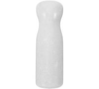 Tofficu Pestello in Pietra per Macinare Compresse Medicinali e Aglio, Strumento Pratico da Laboratorio e Cucina Professionale Manico Ergonomico