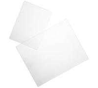 Tofficu Piastra in Gel Flessibile 7mm Set 2 Pezzi A5 e A4 Riutilizzabile per Stampa Monotipo, Arte Fai da Te e Journaling, Lastra Resistente per Tecniche Miste e Creazione Biglietti