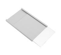 Tofficu Porta Targhetta in Alluminio per Ufficio 8x12 Cm, Targhette Identificative Adesive e Sospese per Scrivania, Cartello da Scrivania Professionale Resistente a Macchie e Impronte