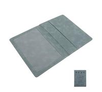 Tofficu Portadocumenti Certificato di Nascita in Pelle Sintetica Blu, Organizer Multitasche per Libretto Vaccini e Tessere Sanitarie, Custodia Protettiva Compatta per Documenti Ragazzo