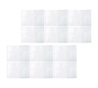 Tofficu Portapassaporto Trasparente in Pvc Resistente Set da 20 Pezzi, Custodia Multiuso per Passaporto e Documenti da Viaggio Protezione, Organizer per Carte e Biglietti da Visita