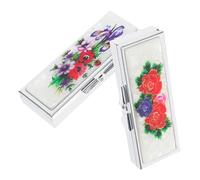 Tofficu Portapillole Settimanale in Acciaio Inox 2 Pezzi 3 e 6 Scomparti, Custodia Portatile per Medicinali da Viaggio, Organizer Farmaci per Uso Quotidiano in Casa e Stile Casuale