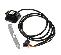Tofficu Pulsante Accensione per Pc Desktop Doppie Porte USB Interruttore Esterno Atx per Madre Accessorio e Aziende Alimentatore in Nero