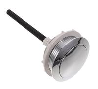 Tofficu Pulsante per Wc in Abs Resistente Facile da Installare Superficie Liscia Elettroplaccata Compatibile con Serbatoi Bagno Standard Colore Casuale Colore Casuale