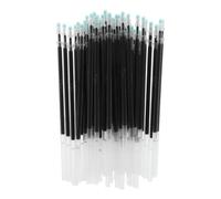 Tofficu Ricariche per Penne a Sfera Nere 0,5 Mm Inchiostro ad Asciugatura Rapida, Set da 100 Pezzi Doppia Punta Ago e Proiettile, per Studenti, Ufficio e Firme Professionali