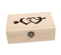 Tofficu Scatola Porta Cucito in Legno Astuccio Portatile per Spilli da Cucito Cestino per Aghi Scatola per Spilli in Legno