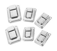 Tofficu Serrature a Gancio in Ferro Trasparente 6 Pezzi Chiusura a Gancio Per Scatole e Custodie Fai Da Te Resistenti e Facili Da Installare Per Portagioie e Contenitori