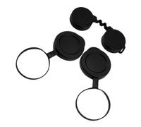 Tofficu Set 1 Coppia Copriobiettivo in Gomma per Binocolo, Tappi Protettivi Antigraffio per Lenti Obiettive, Accessori per Binocoli, Protezione Obiettivi per Escursionismo e Attività