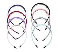 Tofficu Set 8 Fasce per Chioma Pettine a Denti Antiscivolo da Donna Accessori per Chioma Design Semplice e Moda per Uso Quotidiano e Regalo Stile Casuale