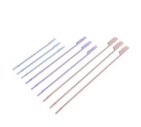 Tofficu Set 9 Pezzi Spatole per Trucco in Silicone con Design Curvo, Adatte a Vari Contenitori, Spatola per Crema e Strumento per Applicazione Cosmetica Colore Casuale