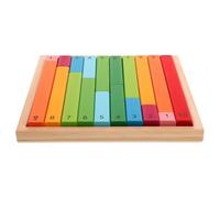 Tofficu Set Bastoncini Montessori per Competenze Matematiche, Aste Didattiche Numeriche Colorate per Apprendimento Decimali, Strumenti Educativi per Asili Nido e Centri Educazione Precoce