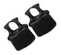 Tofficu Spazzola per Chioma da Uomo e Barba 2 Pezzi Anello Antiscivolo in Nylon e Abs per Parrucchieri, Accessori Professionali per Cura e Pulizia Barba in Salone e Uso Personale