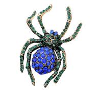 Tofficu Spilla Vintage Strass a Forma di Ragno, Accessorio di Bigiotteria per Feste e Anniversari, per Donne e Ragazze in Cerca di Tocco Originale