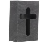 Tofficu Stampo Grafite Forma di Croce per Fusione di Metalli Strumento Versatile per Creazione Gioielli Oro Argento e Rame Mold Accurato e Durevole per Lavorazioni Artigianali di Alta
