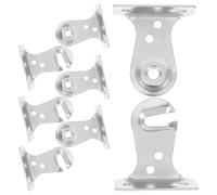 Tofficu Supporti in Metallo per Tende a Rullo con Viti, Set da 8 Paia Staffe di Montaggio Esterne e Interne, Staffa di Fissaggio per Tapparelle, Resistente per Uso Residenziale