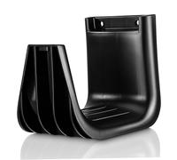 Tofficu Supporto a Muro Supporto Stabile per Tubo Aspirapolvere in Plastica Nera, Design Sobrio e Minimalista, Facile da Riporre per Organizzazione Domestica