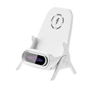 Tofficu Supporto Caricabatterie Wireless Magnetico Sgabello Stand Scrivania Ergonomico per Smartphone con Tecnologia Suzione per Ricarica Wireless Sicura e