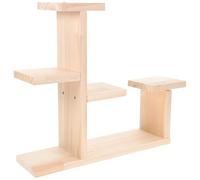 Tofficu Supporto in Legno Multiuso a Livelli per Piante e Torte, Scaffale da Tavolo e Davanzale Design Elegante,