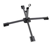 Tofficu Supporto Ombrellone da Spiaggia in Ferro Stabile e Pieghevole Base Zavorrabile per Ombrelloni da Giardino Esterno Resistente al Vento Portatile e Facile da Trasportare