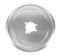 Tofficu supporto per fornelli a gas vassoi in acciaio inox leccarde per fornelli elettrici leccarda ad anello sgocciolatoi fornelli a gas da cucina Acciaio inossidabile Argento