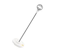 Tofficu Supporto per Phon e Asciugatore per Animali Domestici, Struttura Verticale Bianca in Plastica, Accessorio per Toelettatura Cani e Gatti Base Antiscivolo