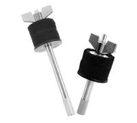 Tofficu Supporto per Piatti a Doppio Strato Design Alzato per Cymbal Stackers 2pezzi Nero