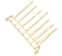 Tofficu Supporto per Piatti in Ferro Resistente All’Usura, Organizzatore da Tavolo Design a Drenaggio per Uso Domestico, Portaoggetti e Scolapiatti Pratico per Cucina