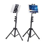Tofficu Supporto Per Telefono Abs Supporto Per Laptop Resistente Treppiede Nero Per Domestico e Adatto o Altri Luoghi Mantiene Telefono in Posizione