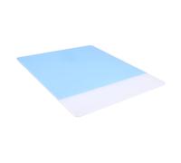 Tofficu Tappetino Mouse Gaming Antiscivolo Acrilico Superficie Liscia e Resistente Design Ergonomico per Ufficio e Accessorio Scrivania Blu con Bordi Rinforzati per Laptop e Mouse