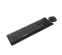 Tofficu Tastiera Ergonomica e Mouse Wireless Combo Tastiera Silenziosa Mute e Mouse da Ufficio Set e Modalità Sospensione Automatica e Accensione Spegnimento Indipendente
