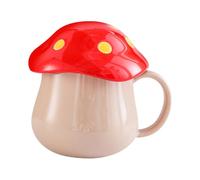 Tofficu Tazza da Caffè in Ceramica a Forma di Fungo Struttura Resistente Adatta per Tè e Latte in Ufficio e Casa per Uso Quotidiano e Regali