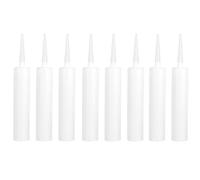 Tofficu Tubi di Mastice in Plastica 8 Pezzi Riutilizzabili per Applicazioni di Fissaggio e Sigillatura in Ambienti Domestici